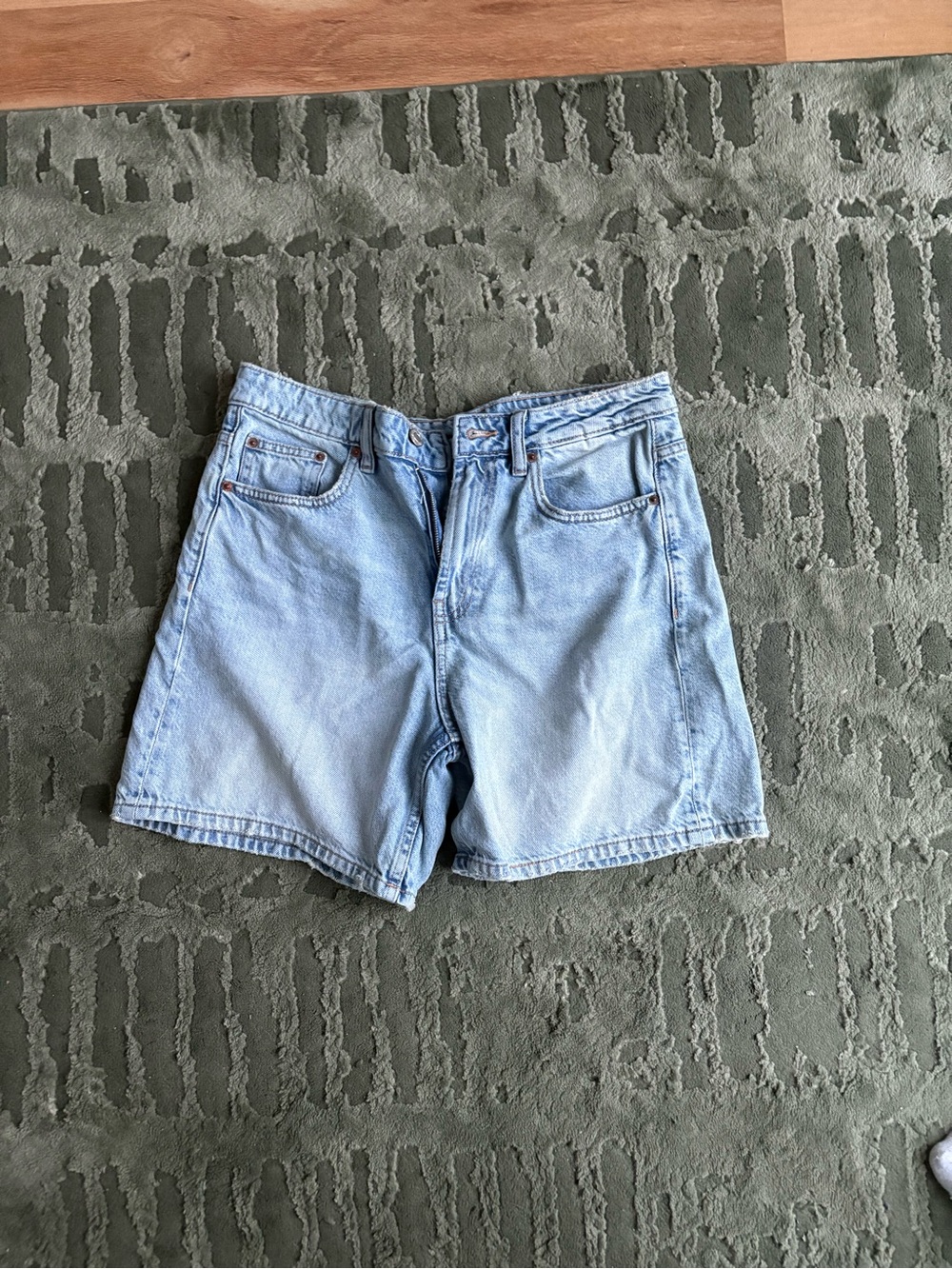 Light Blue Denim Shorts